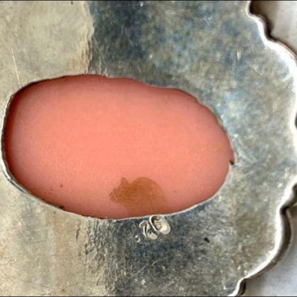 Shell Cameo and Rose Quartz SS Bracelet - Picture 6 of 7